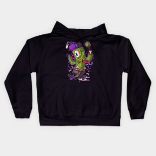 skater cactus Kids Hoodie